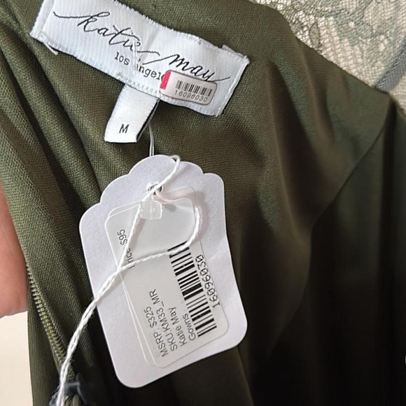 Katie May Willow Bustier Gown Green size Medium - Picture 5 of 5